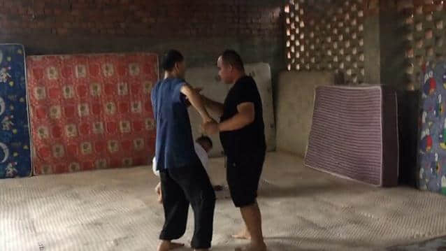 太极罗老师推手武氏王程2