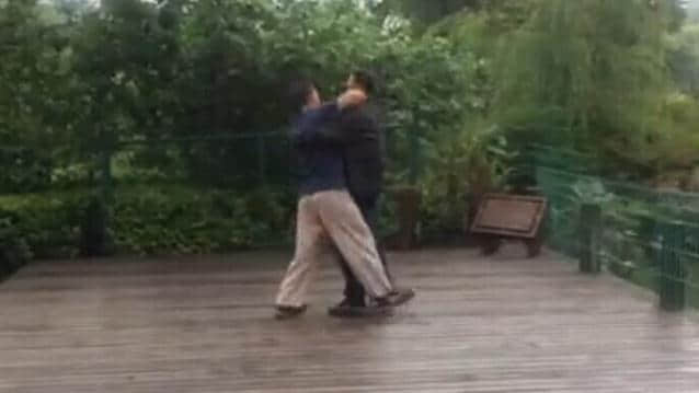 太极罗老师实战高