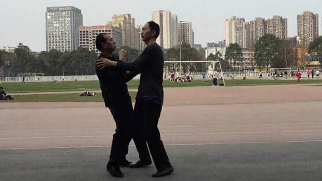 太极罗老师推手唐宁